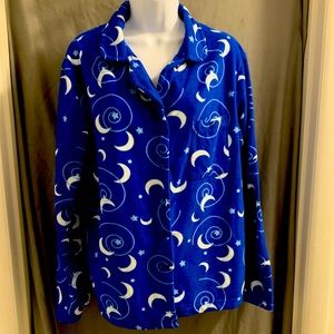 Womens fleece lounge shirt XL